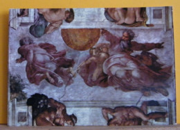 (V1) VATICANO - CAPELLA SISTINA,MICHELANGELO, LA CREAZIONE DEL SOLE - VIAGGIATA - Vatikanstadt