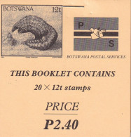 Bostwana N°666 - Pangolin - Carnet De 20 Ex. - Neuf ** Sans Charnière - TB - Botswana (1966-...)