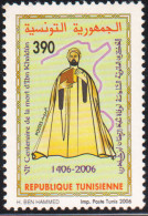 2006-Tunisie / Y&T 1560- VIe Centenaire De La Mort D'Ibn Khaldoun -1 V MNH****** - Writers