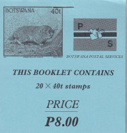 Bostwana N°671 - Rat Taupe - Carnet De 20 Ex. - Neuf ** Sans Charnière - TB - Botswana (1966-...)