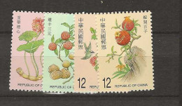 2001 MNH Taiwan Mi 2644-47 Postfris** - Ungebraucht