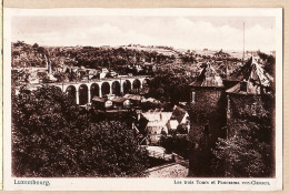 18049 / ⭐ ◉ LUXEMBOURG - Luxemburg - Les Trois Tours Et Panorama Vers CLAUSEN Pont Bridge  Editeur: Th. WIROL - Luxembourg - Ville