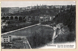 18013 / ⭐ ◉ LUXEMBOURG Blick Von Den Drei Eichein-Vue Prise 3 GLANDS 1912 à PEQUIGNOT Rue Abbé Epée Paris-SCHOREN 26 - Luxembourg - Ville