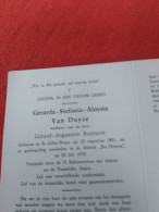 Doodsprentje Gerarda Stefania Alysia Van Duyse / Sint Gillis Waas 23/8/1901 - 25/7/1979 ( Gerard Augustien Buytaert ) - Religion & Esotérisme