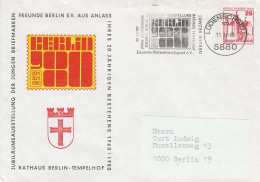 B PU 67 5 Jubiläumsausstellung Der Jungen Briefmarken Reunde Berlin E.V.,, Lüdenscheid - Privatumschläge - Gebraucht