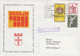 B PU 67 5 Jubiläumsausstellung Der Jungen Briefmarken Reunde Berlin E.V.,, Lüdenscheid - Privatumschläge - Gebraucht