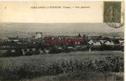 CPA COULANGES LA VINEUSE - VUE GENERALE - Coulanges La Vineuse