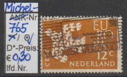 1961 - NIEDERLANDE - SM "Europa - Stilisierte Taube ..." 12 C Braunocker - O  Gestempelt - S. Scan (765o Nl) - Used Stamps