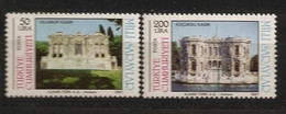 Turquie 1987 N° 2549 / 50 ** Palais, Châtelet Ihlamur, Küçüksu, Sultans Ottomans, Istanbul Ihlamur Kasrı Chasse Bosphore - Ungebraucht