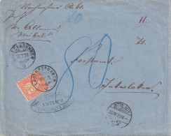 NN Brief  "Direction Der Forsten K.Bern, Lauterbrunnen" - Interlaken       1879 - Briefe U. Dokumente