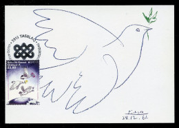 GREENLAND (2023) Carte Maximum Card - EUROPA Peace The Highest Value Of Humanity, Picasso, Dove, Colombe Paix - Maximumkarten (MC)