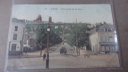 LAON VUE PRISE DE LA GARE - Laon