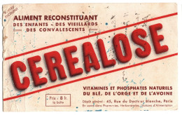 CEREALOSE - Buvard Usagé - Produits Pharmaceutiques