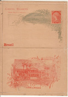 BRAZIL 1891 COVER LETTER UNUSED - Covers & Documents