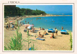 Espagne - Espana - Cataluna - Costa Brava - La Escala - Playa D'Empuries - Plage - Femme En Maillot De Bain - CPM - Voir - Gerona