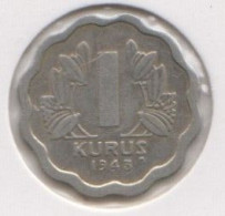 @Y@   Turkije   1  Kurus  1943  (5094) - Turquie