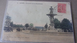 REIMS  FONTAINE REPUBLIQUE - Reims