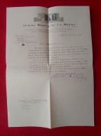 ANTIGUA CARTA COMERCIAL 1949, DOCUMENTO O SIMILAR, LETTER..JACQUES MEYER & CO. S. A., WOHLEN SUISSE TO LA HAYE HOLLAND.. - Svizzera