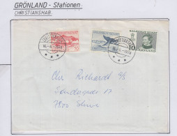 Greenland Cover Christianshab  Ca 16.8.1978 (KG159) - Estaciones Científicas Y Estaciones Del Ártico A La Deriva