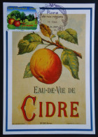 Carte Card Karte Maximum La Pomme  AA299 Obl De Caen - Autres & Non Classés