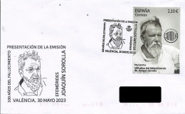 SPAIN. POSTMARK. PAINTER JOAQUIN SOROLLA. VALENCIA. 2023 - Other & Unclassified