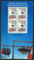 Bm Greenland 1998 MiNr 322 X (Block 15 Sheet) ** | Kathrine Chemnitz Women's Society Of Greenland #kar-1503c - Blocks & Sheetlets