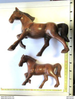 0303 25-5 - LADE 53 - CHEVAL DE BOIS AVEC POULAIN - HOUTEN PAARD MET VEULEN - Horses