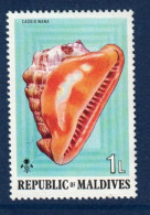 Maldives, **, Yv 511, Mi 551, SG 544, Coquillage, Cassis Nana, - Maldivas (1965-...)