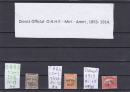 ÄGYPTEN - EGY-PT - EGYPTIAN - EGITTO -  DIENSTMARKE - OFFICIAL - O.H.H.S. AMIRI  - MNH 1915 - Officials