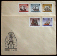 Hungary 1988 FDC Famous Boat - Storia Postale