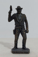 61250 SOLDATINI KINDER - Serie Cowboy - Bat Masterson - 4 Cm - Figurines En Métal