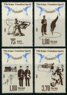 Türkiye 2017 Mi 4365-4368 MNH World Post Day | Communication History, Postman, Uniform Transport Mailbox Horse Motorbike - Ongebruikt