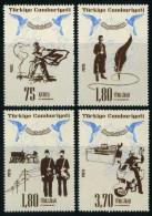 Türkiye 2017 Mi 4365-4368 MNH World Post Day | Communication History, Postman, Uniform Transport Mailbox Horse Motorbike - Unused Stamps