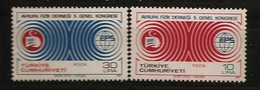 Turquie 1981 N° 2338 / 9 ** Société Européenne De Physique, Europe, Science, Prix, Edison Volta, Energies, Particules - Neufs