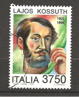 ITALIA ITALY - 1994 Cent. Morte Di LAJOS KOSSUTH Usato - 1991-00: Used