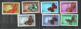 DOMINICA....1975:Michel 430-6mnh** BUTTERFLIES - Dominique (1978-...)