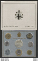 2000 Vaticano Serei Divisionale 8 Monete FDC - BU - Vaticano