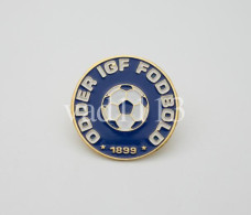 Badge Pin: European Football Clubs Denmark - ” Odder IGF ” - Football