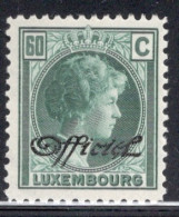 Luxembourg 1928 Single Grand Duchess Charlotte - Postage Stamps Of 1926-1928 Overprinted "Officiel" In Unmounted Mint - Neufs