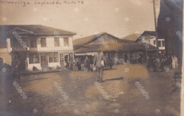 Real Photo Mitrovica Kosovo Serbia March 1919  Market Place - Kosovo