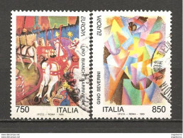 ITALIA ITALY - 1993 EUROPA (LINO BIANCHI BARRIVIERA E GINO SEVERINI) 2v. Serie Completa Usata - 1991-00: Used