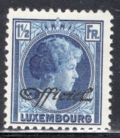 Luxembourg 1928 Single Grand Duchess Charlotte - Postage Stamps Of 1926-1928 Overprinted "Officiel" In Unmounted Mint - Ongebruikt