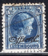 Luxembourg 1928 Single Grand Duchess Charlotte - Postage Stamps Of 1926-1928 Overprinted "Officiel" In Fine Used - Ungebraucht