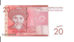 KIRGHIZISTAN 20 SOM 2009 UNC P 24 - Kirghizistan