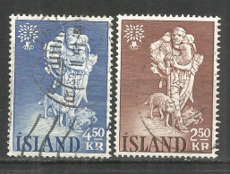 Iceland 1960 Used Stamps Mi 340-41  - Oblitérés