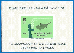 Turkey Cyprus 1979 Year , Block Mint MNH (**) - Unused Stamps