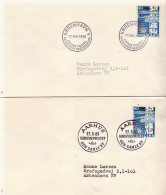 Postal History: Denmark Covers - Lettres & Documents