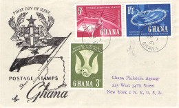 GHANA - FDC 1961 CONFERENCE OF NON-ALIGNED COUNTRIES / 6098 - Ghana (1957-...)