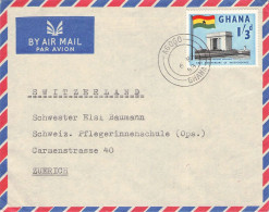 GHANA - AIRMAIL 1958 AGOGO - ZÜRICH/CH / 6099 - Ghana (1957-...)