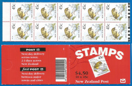 New Zealand 1991 Year, Booklet Mint MNH(**) Birds - Carnets